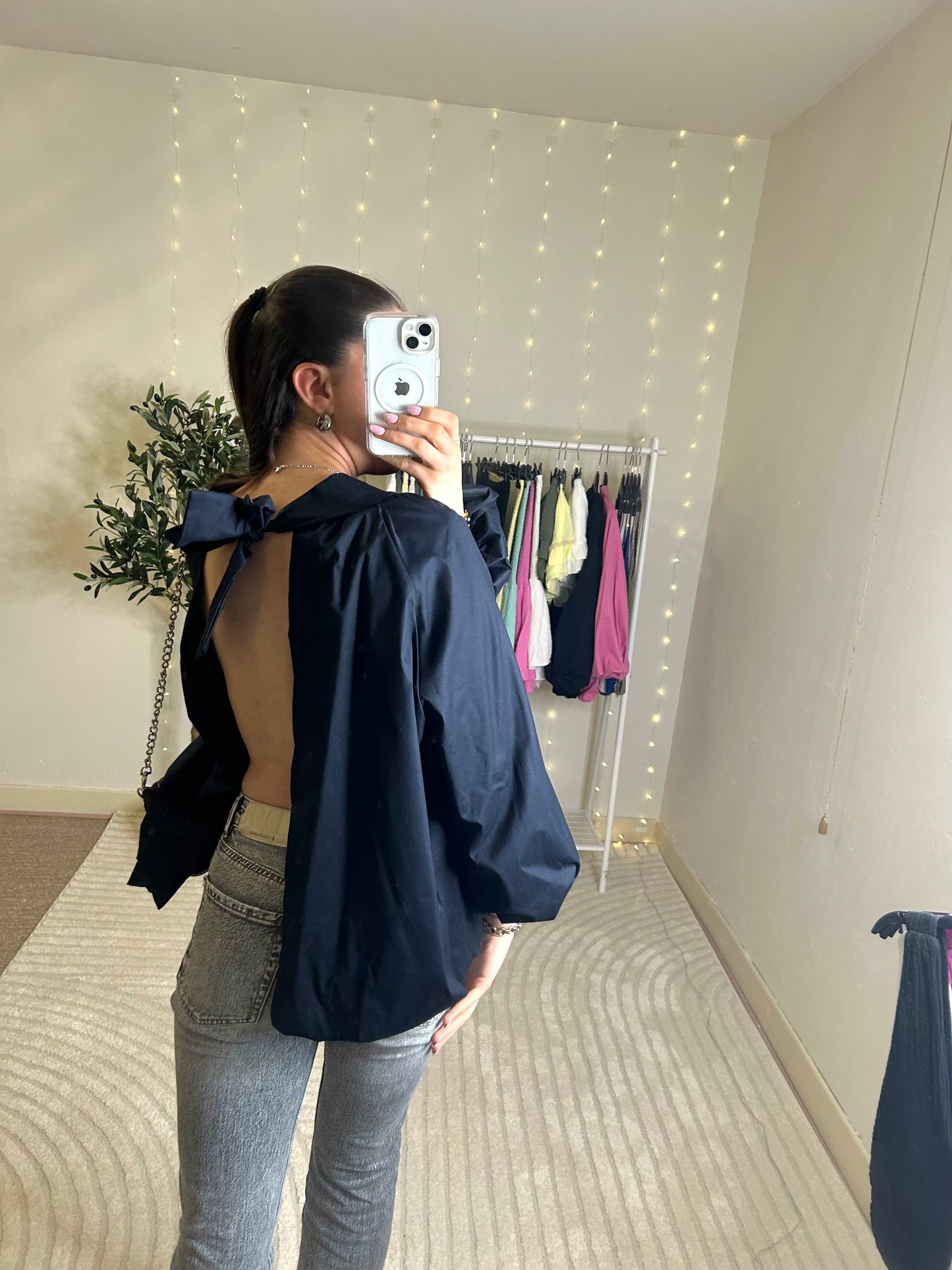 Blouse dos nus Lina