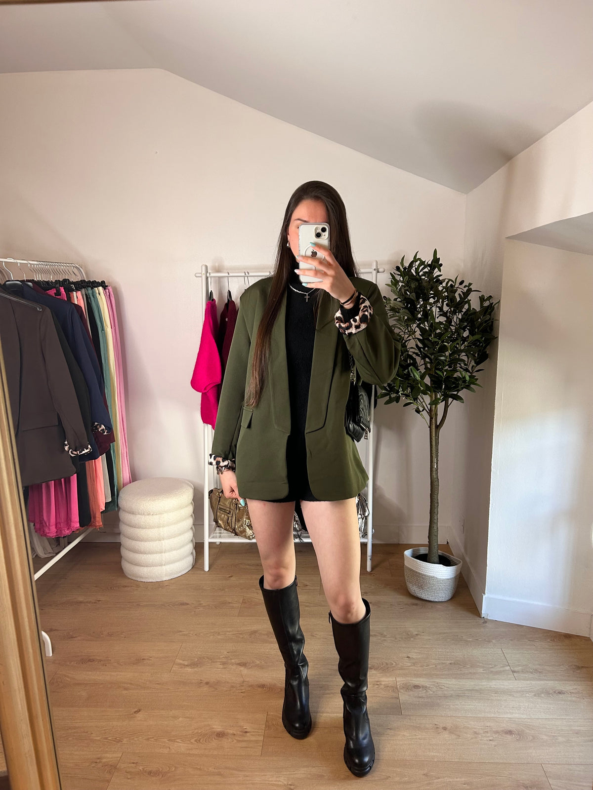 Blazer léopard Lya