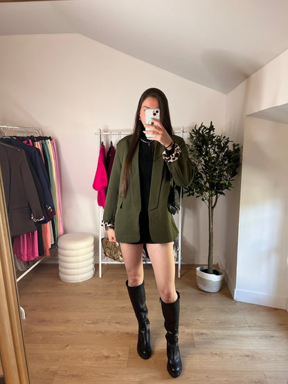 Blazer léopard Lya