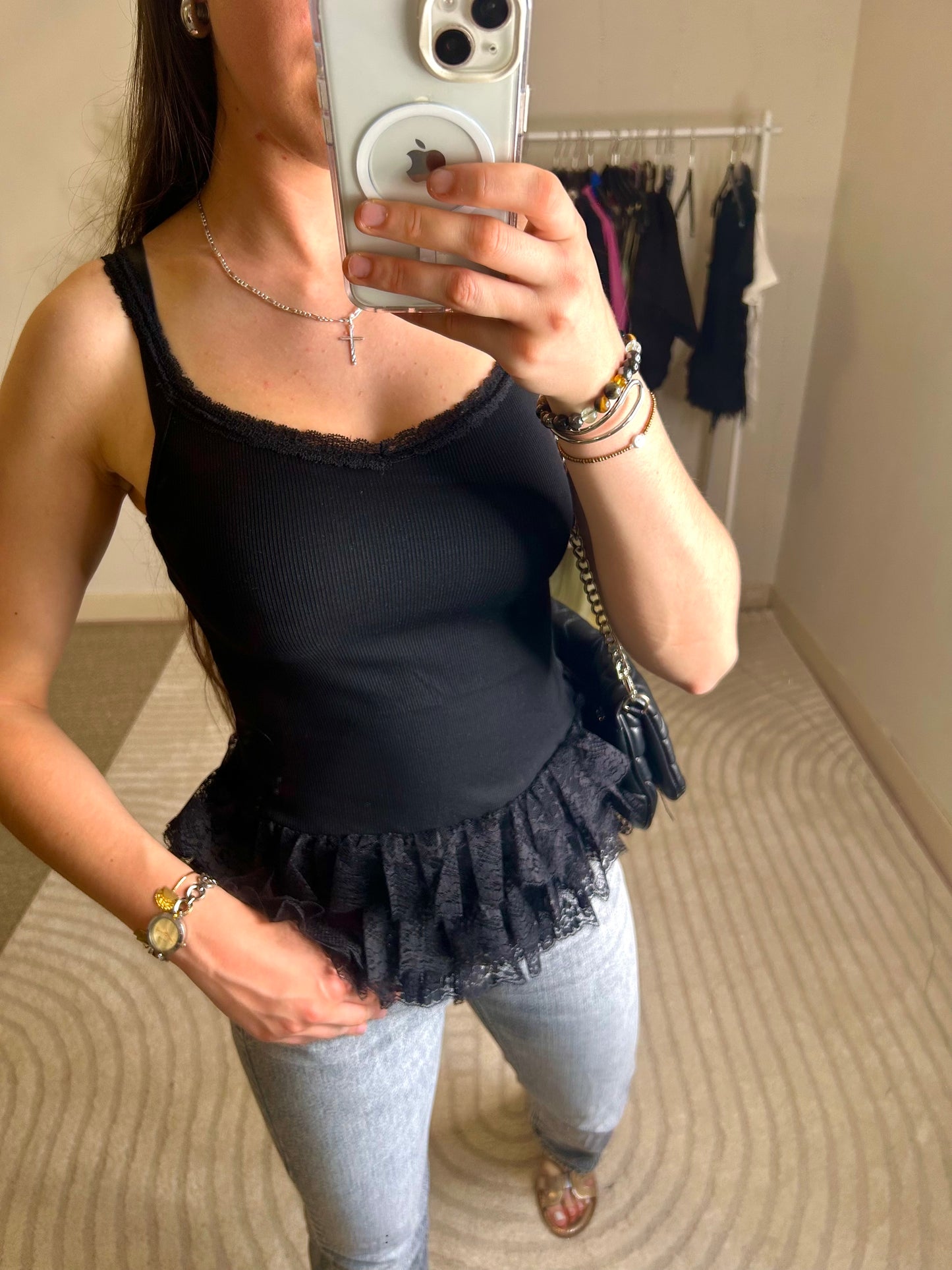 Top dentelle