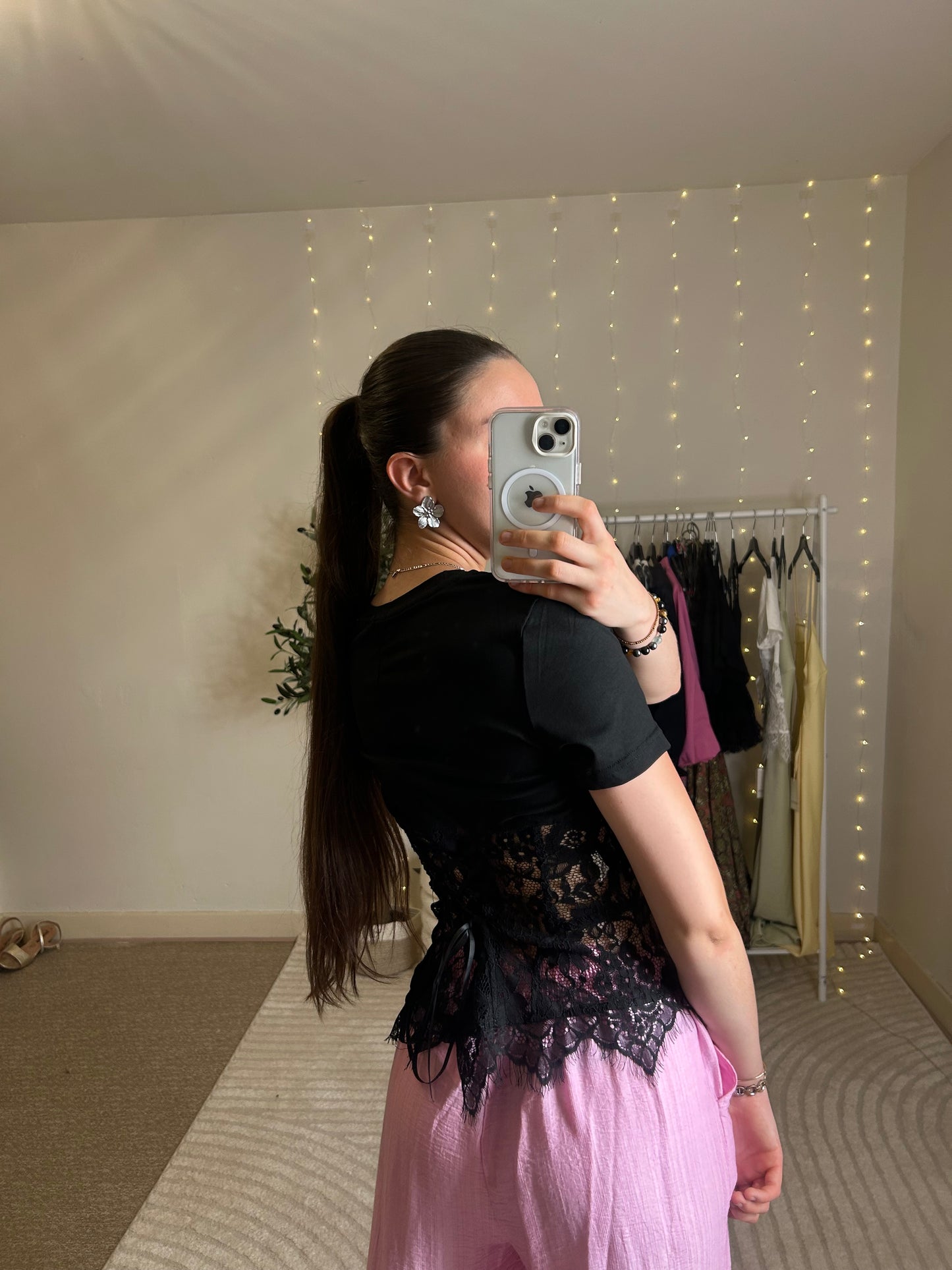 TEE shirt dentelle Mia