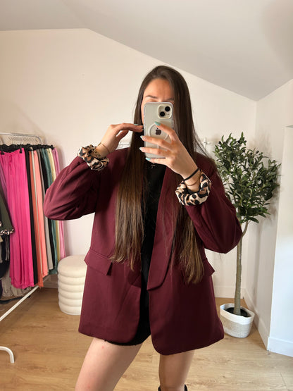 Blazer léopard Lya