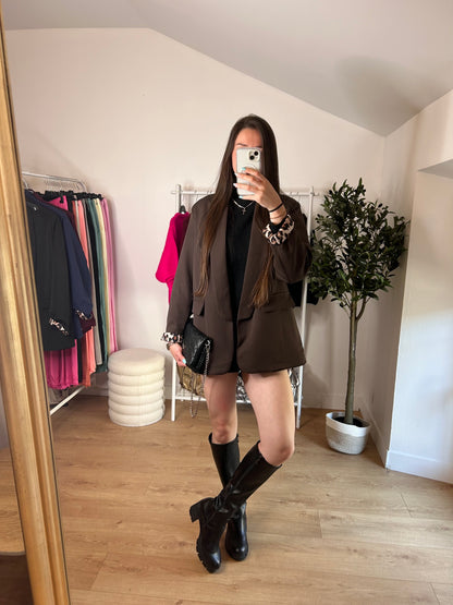 Blazer léopard Lya