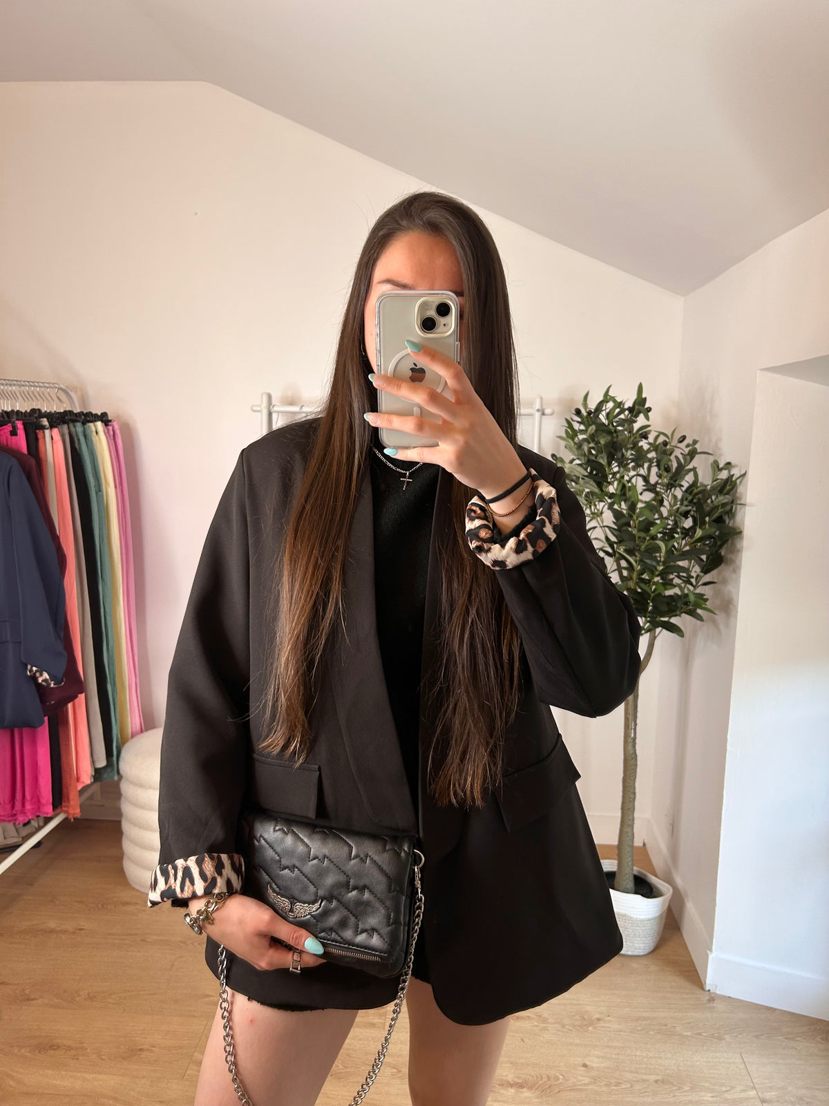 Blazer léopard Lya