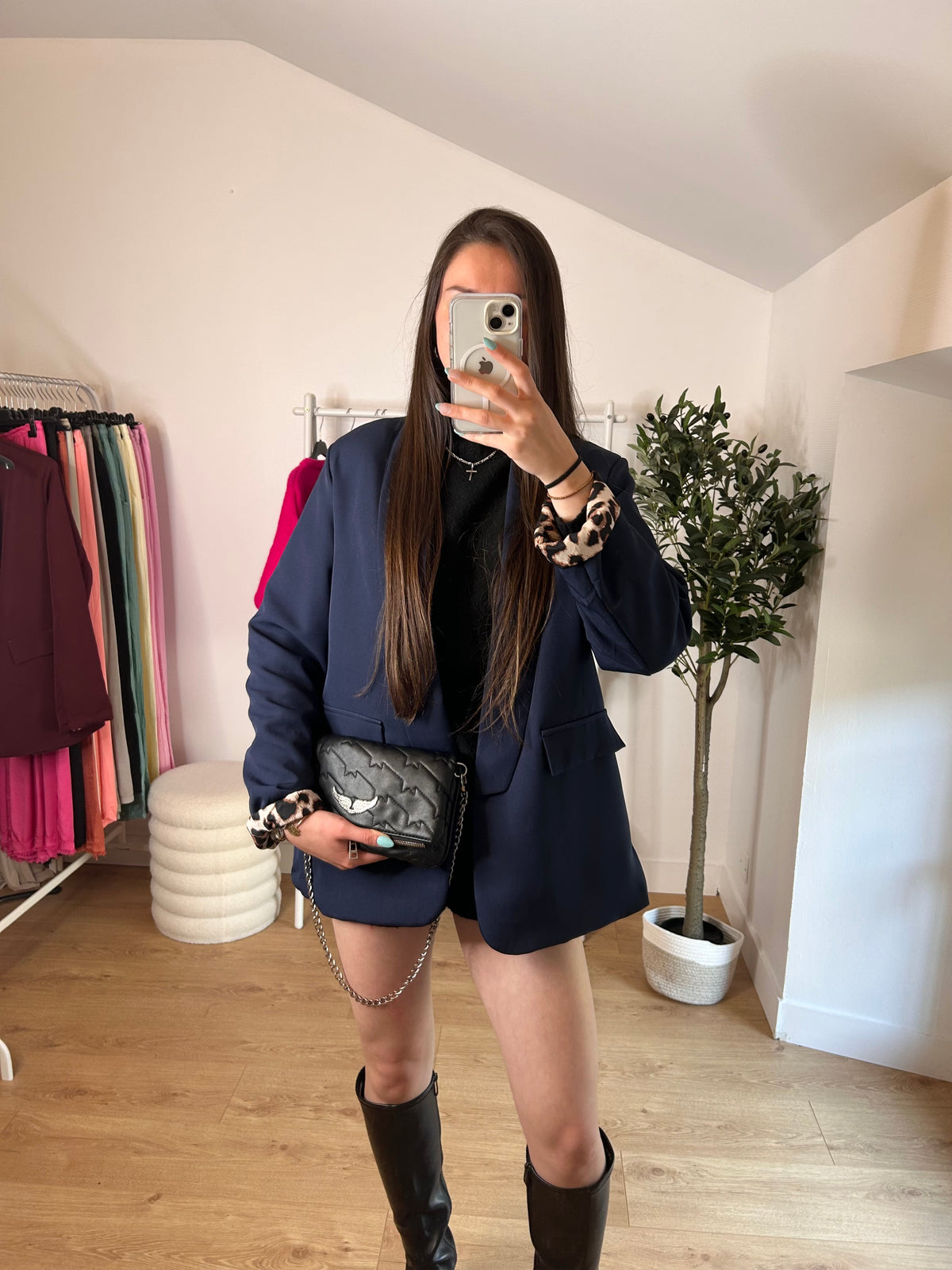 Blazer léopard Lya