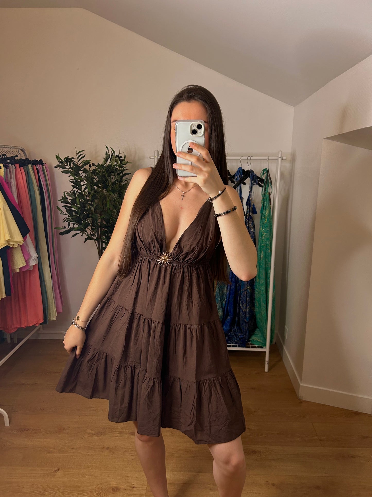 Robe courte Soleil