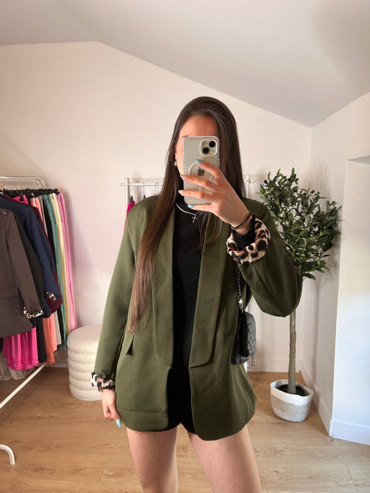 Blazer léopard Lya