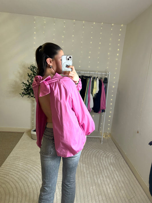 Blouse dos nus Lina