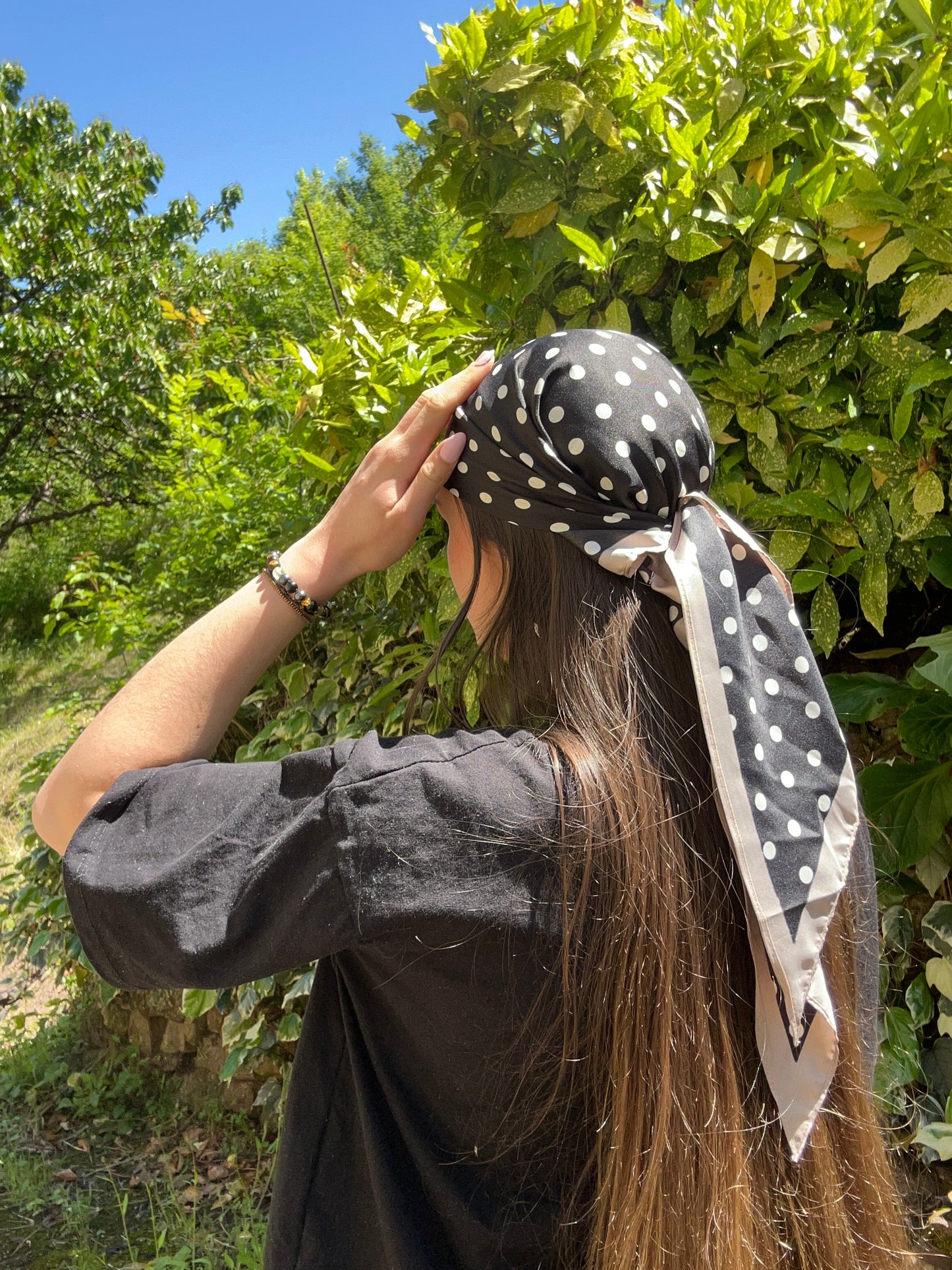 Foulard à pois